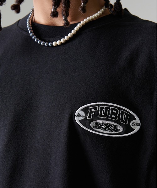 FUBU フブ ブランド ロゴ XXL 刺繍 ワンポイント アメカジ 半袖 Tシャツ ティーシャツ(Tシャツ/カットソー)|FUBU( フブ) FUBU フブ ブランド ロゴ XXL 刺繍 ワンポイント アメカジ 半袖 Tシャツ ティーシャツ(Tシャツ/カットソー)|FUBU( フブ)