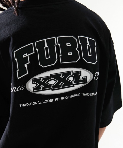 FUBU フブ ブランド ロゴ XXL 刺繍 ワンポイント アメカジ 半袖 Tシャツ ティーシャツ(Tシャツ/カットソー)|FUBU( フブ) FUBU フブ ブランド ロゴ XXL 刺繍 ワンポイント アメカジ 半袖 Tシャツ ティーシャツ(Tシャツ/カットソー)|FUBU( フブ)