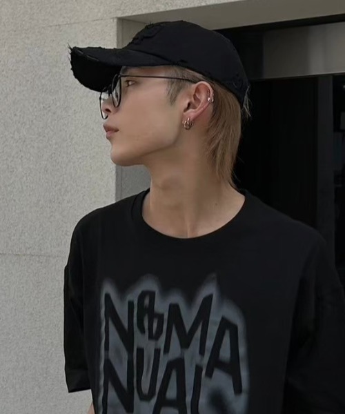 Chikashitsu +(チカシツプラス)の「【Chikashitsu +】boston eyewear / 【チカシツプラス】ボストンアイウェアーメガネ(メガネ・メンズ・シルバー/ブラック・ONE SIZE)」の12枚目の写真