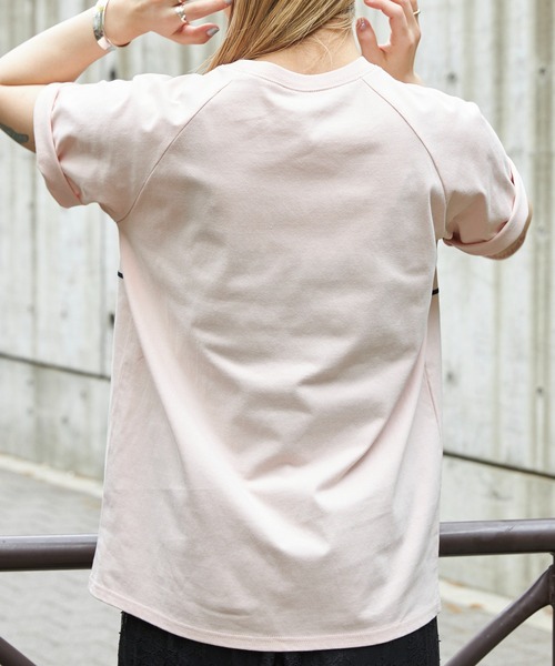 Firsthand（ファーストハンド）の「Firsthand/ファーストハンド オーガニックコットンフロントラインTシャツ（Tシャツ/カットソー・レディース・ネイビー/ホワイト/ピンク/ベージュ・FREE）」の15枚目の写真