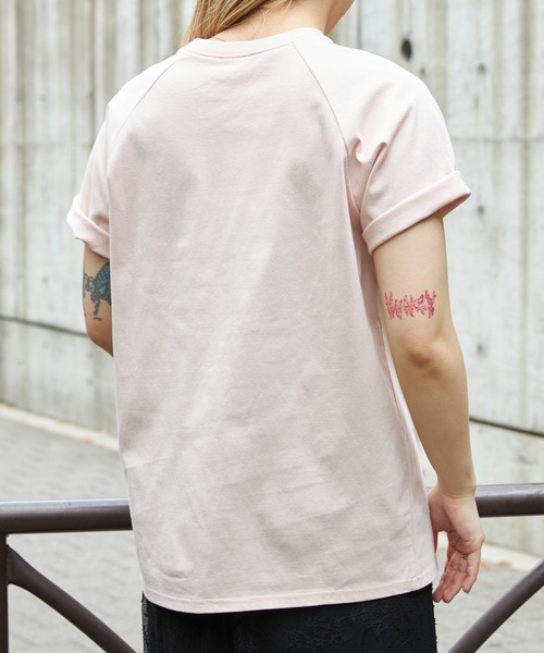 Firsthand（ファーストハンド）の「Firsthand/ファーストハンド オーガニックコットンフロントラインTシャツ（Tシャツ/カットソー・レディース・ネイビー/ホワイト/ピンク/ベージュ・FREE）」の14枚目の写真