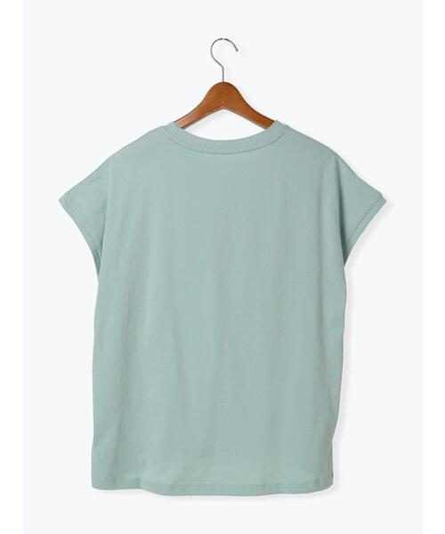 Lugnoncure(ルノンキュール)の「エンボスロゴTシャツ(Tシャツ/カットソー・レディース・グレー/チャコールグレー/オフホワイト/ミント・F)」の17枚目の写真