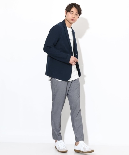 a.v.v（アーヴェヴェ）の「【定番アイテム】スマートスラックス アンクル丈（スマートシリーズ）（スラックス・メンズ・ブラック/ネイビー/グレー・44/46/48/50/52）」の17枚目の写真