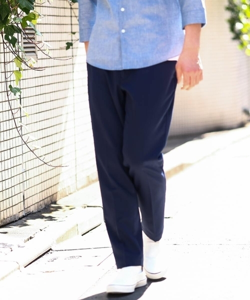 a.v.v（アーヴェヴェ）の「【定番アイテム】スマートスラックス アンクル丈（スマートシリーズ）（スラックス・メンズ・ブラック/ネイビー/グレー・44/46/48/50/52）」の11枚目の写真