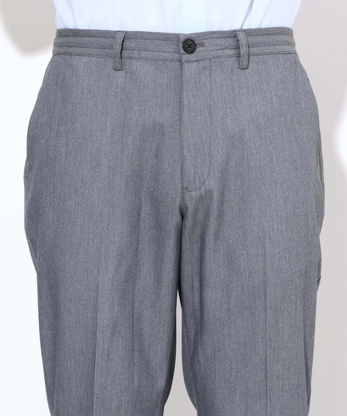 a.v.v（アーヴェヴェ）の「【定番アイテム】スマートスラックス アンクル丈（スマートシリーズ）（スラックス・メンズ・ブラック/ネイビー/グレー・44/46/48/50/52）」の5枚目の写真