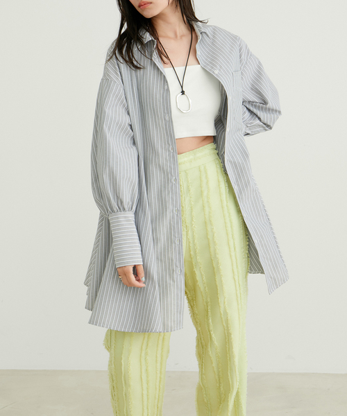 VIS（ビス）の「オーバルメタルトップネックレス（ネックレス・レディース・シルバー/ゴールド・FREE）」の4枚目の写真