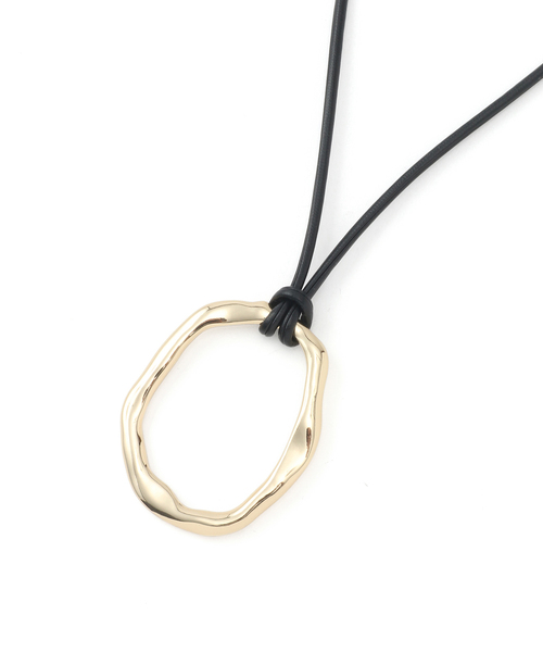 VIS（ビス）の「オーバルメタルトップネックレス（ネックレス・レディース・シルバー/ゴールド・FREE）」の8枚目の写真