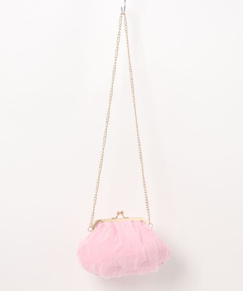 Mignonjour(ミニョンジュール)の「Mignonjour/がま口シアー2wayバッグ M2394(ショルダーバッグ・レディース・ピンク/グリーン/ホワイト/ブラック・FREE)」の16枚目の写真