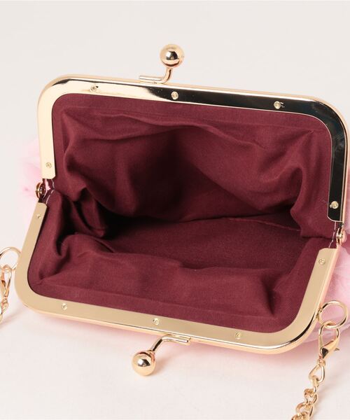 Mignonjour(ミニョンジュール)の「Mignonjour/がま口シアー2wayバッグ M2394(ショルダーバッグ・レディース・ピンク/グリーン/ホワイト/ブラック・FREE)」の18枚目の写真