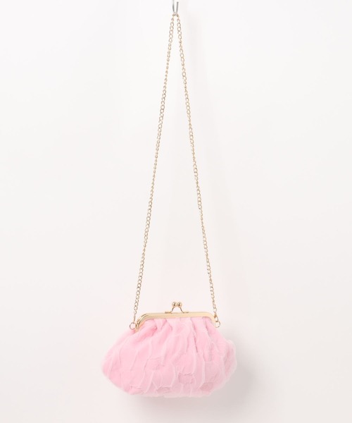 Mignonjour(ミニョンジュール)の「Mignonjour/がま口シアー2wayバッグ M2394(ショルダーバッグ・レディース・ピンク/グリーン/ホワイト/ブラック・FREE)」の15枚目の写真