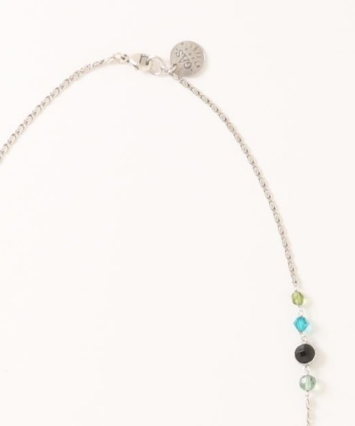 GAS BIJOUX(ガスビジュー)の「「GAS BIJOUX/ガスビジュー」ストーン ロングネックレス Long Necklace : Victorien / A(ネックレス・レディース・ゴールド系その他/シルバー系・ONE SIZE/FREE)」の4枚目の写真