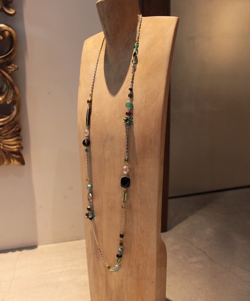 GAS BIJOUX(ガスビジュー)の「「GAS BIJOUX/ガスビジュー」ストーン ロングネックレス Long Necklace : Victorien / A(ネックレス・レディース・ゴールド系その他/シルバー系・ONE SIZE/FREE)」の8枚目の写真