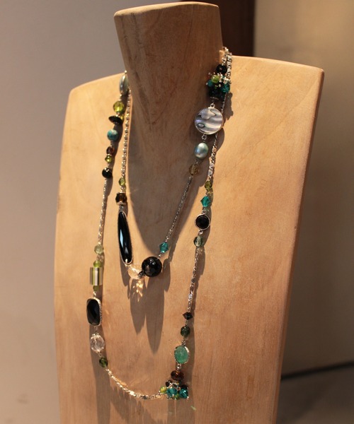 GAS BIJOUX(ガスビジュー)の「「GAS BIJOUX/ガスビジュー」ストーン ロングネックレス Long Necklace : Victorien / A(ネックレス・レディース・ゴールド系その他/シルバー系・ONE SIZE/FREE)」の9枚目の写真