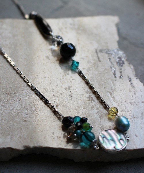 GAS BIJOUX(ガスビジュー)の「「GAS BIJOUX/ガスビジュー」ストーン ロングネックレス Long Necklace : Victorien / A(ネックレス・レディース・ゴールド系その他/シルバー系・ONE SIZE/FREE)」の7枚目の写真