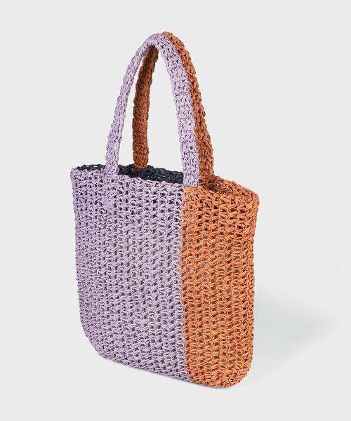 Paul Smith（ポールスミス）の「ウィメンズ PS Paul Smith ビーチ トートバッグ / 845067 WB260（トートバッグ・レディース・ネイビー/サックスブルー・FREE）」の5枚目の写真