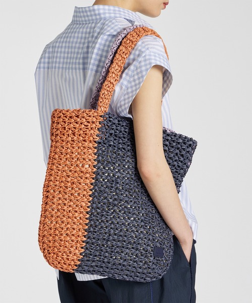 Paul Smith（ポールスミス）の「ウィメンズ PS Paul Smith ビーチ トートバッグ / 845067 WB260（トートバッグ・レディース・ネイビー/サックスブルー・FREE）」の11枚目の写真