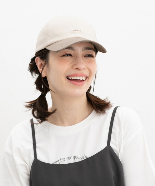 Honeys(ハニーズ)の「ロゴキャップ(キャップ・レディース・ブルー/アイボリー/ブラック/ブルー系その他/グレー/ライトブラウン/オレンジ/ベージュ/ホワイト×ブラウン/ブルー系その他3・FREE/M/S)」の3枚目の写真