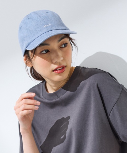 Honeys(ハニーズ)の「ロゴキャップ(キャップ・レディース・ブルー/アイボリー/ブラック/ブルー系その他/グレー/ライトブラウン/オレンジ/ベージュ/ホワイト×ブラウン/ブルー系その他3・FREE/M/S)」の9枚目の写真