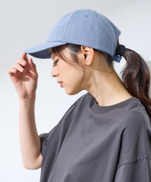 Honeys(ハニーズ)の「ロゴキャップ(キャップ・レディース・ブルー/アイボリー/ブラック/ブルー系その他/グレー/ライトブラウン/オレンジ/ベージュ/ホワイト×ブラウン/ブルー系その他3・FREE/M/S)」の17枚目の写真