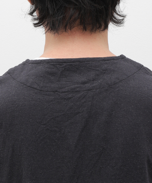 GOLD(ゴールド)の「GOLD / ゴールド C/S NEP DUCK WORK VEST GL15476(その他アウター・メンズ・ブラック・MEDIUM/LARGE)」の6枚目の写真