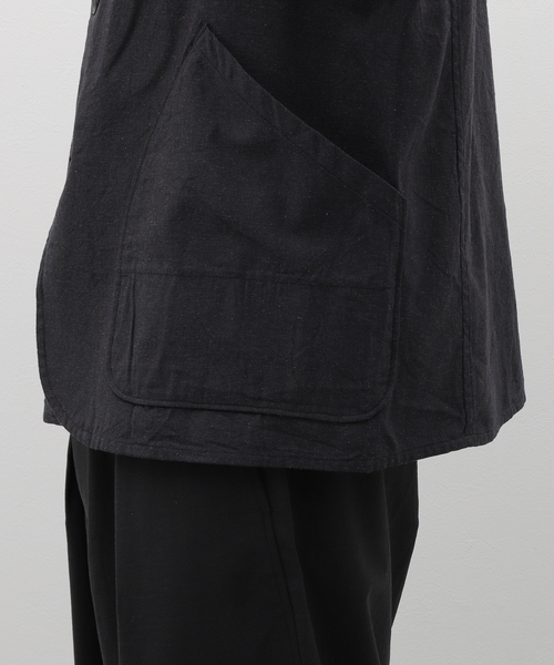 GOLD(ゴールド)の「GOLD / ゴールド C/S NEP DUCK WORK VEST GL15476(その他アウター・メンズ・ブラック・MEDIUM/LARGE)」の10枚目の写真