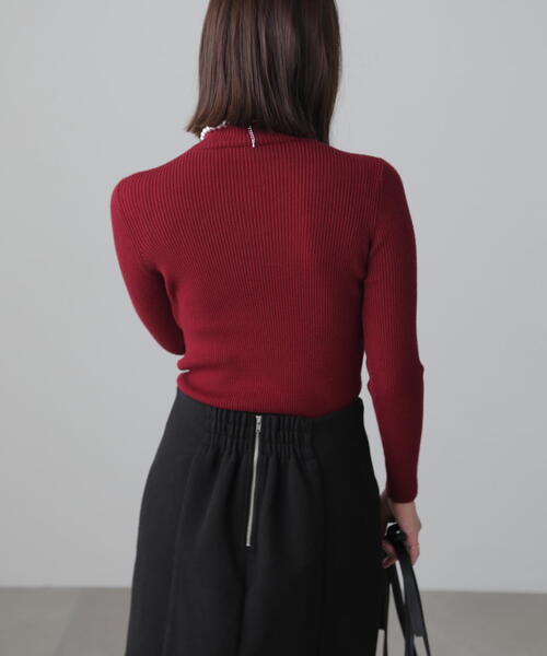 FREE'S MART(フリーズマート)の「◇タートルネックリブニット(ニット/セーター・レディース・ホワイト/ホワイト系その他/イエロー/オレンジ/ブラック/レッド/ブルー・FREE)」の18枚目の写真