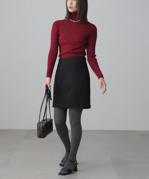 FREE'S MART(フリーズマート)の「◇タートルネックリブニット(ニット/セーター・レディース・ホワイト/ホワイト系その他/イエロー/オレンジ/ブラック/レッド/ブルー・FREE)」の19枚目の写真