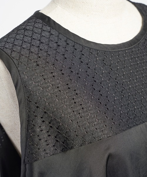 【セール】ブラックライン バルーンワンピース（ワンピース）｜gomme（ゴム）