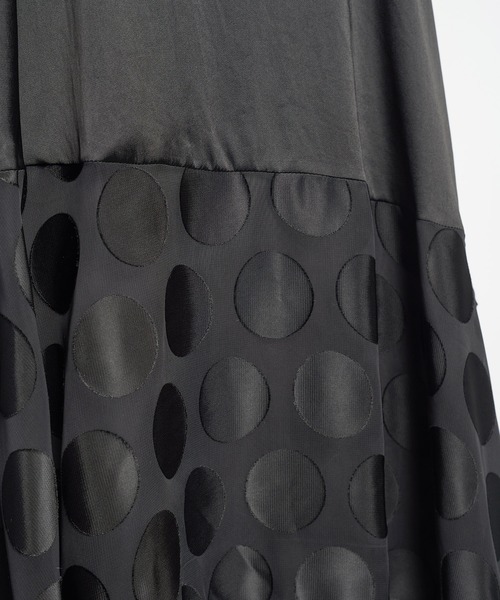 【セール】ブラックライン バルーンワンピース（ワンピース）｜gomme（ゴム）