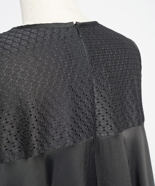 【セール】ブラックライン バルーンワンピース（ワンピース）｜gomme（ゴム）