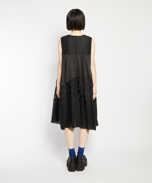 【セール】ブラックライン バルーンワンピース（ワンピース）｜gomme（ゴム）