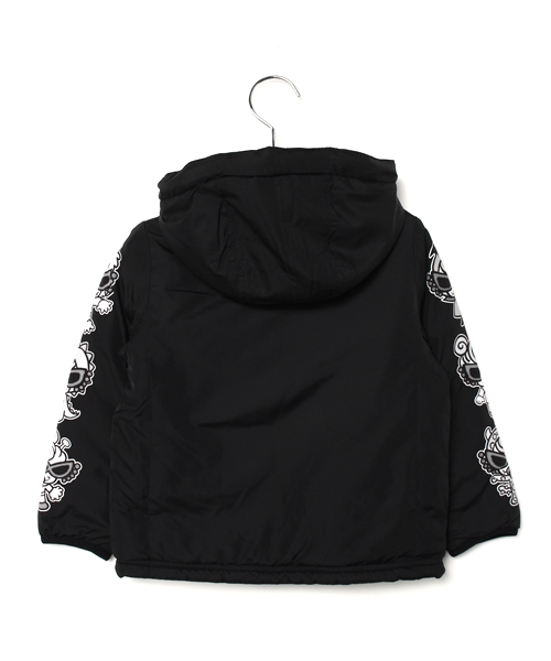 HYSTERIC MINI（ヒステリックミニ）の「BABY HUNGRY MONSTER WORLD with U リバーシブル ジャケット（ダウンジャケット/コート・キッズ・ブラック/ターコイズブルー/レッド・90）」の11枚目の写真