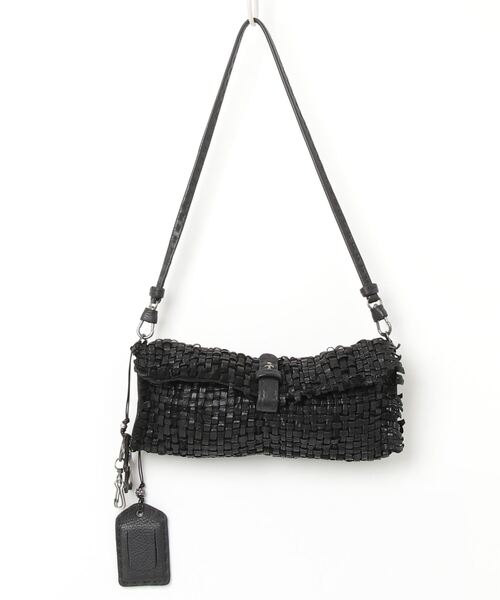 HENRY BEGUELIN エンリーベグリン レザーショルダーバッグ グリーン