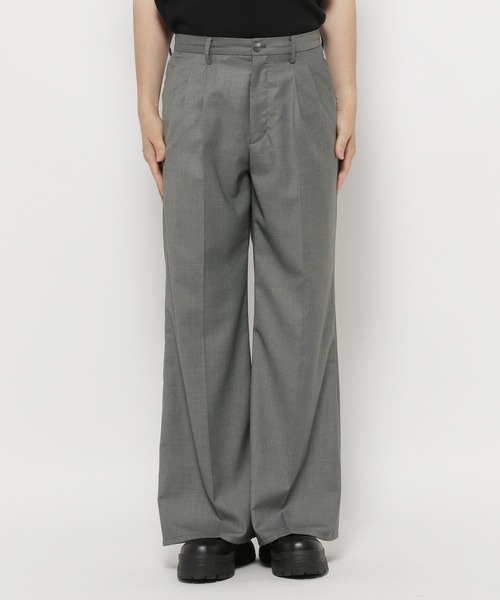 HARE（ハレ）の「【SET UP対応】タックワイドトラウザー(HARE)（スラックス・メンズ・パープル/ブラック/グレー・MEDIUM/SMALL）」の20枚目の写真