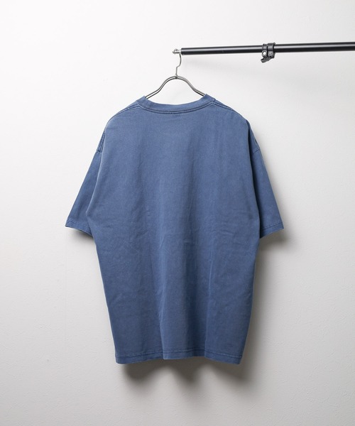 ARCHIVER(アーカイバ)の「【69】ピグメント加工 ヴィンテージライクTシャツ(Tシャツ/カットソー・レディース・スミクロ/ベージュ/ブルー系2/ブルー系1・MEDIUM/LARGE)」の5枚目の写真