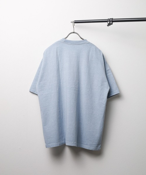 ARCHIVER(アーカイバ)の「【69】ピグメント加工 ヴィンテージライクTシャツ(Tシャツ/カットソー・レディース・スミクロ/ベージュ/ブルー系2/ブルー系1・MEDIUM/LARGE)」の7枚目の写真