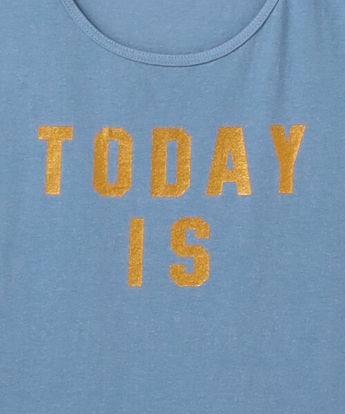 roku todayedition タンクトップ ホワイト TODAY edition＞TODAY IS TANK TOP/タンクトップ