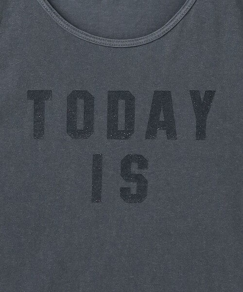 roku todayedition タンクトップ ホワイト TODAY edition＞TODAY IS TANK TOP/タンクトップ