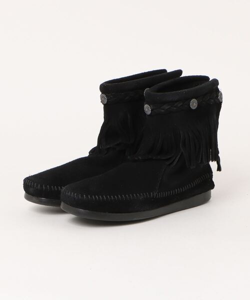 Minnetonka(ミネトンカ)の「【W】【it】【IW4】【MINNETONKA】ハイ トップ バック ジッパー ブーツ HI TOP BACK ZIP BOOTS(ブーツ・レディース・ライトブラウン/ダークブラウン/ブラック/グレー/ブラウン・US6/US5.5/US5)」の2枚目の写真