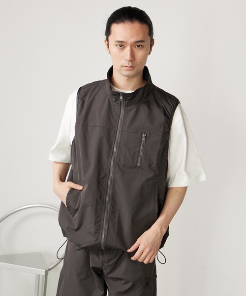 MandO(エムオー)(エムオー)の「【MandO】ナイロンテックベスト/セットアップ着用可(ベスト・メンズ・ブラック/ネイビー/チャコール・MEDIUM/LARGE)」の21枚目の写真
