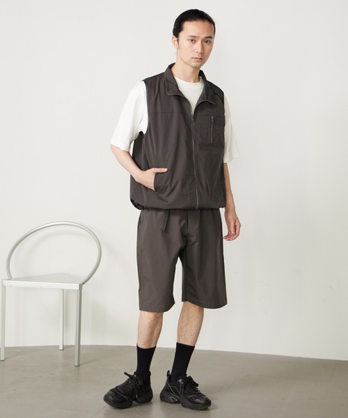 MandO(エムオー)(エムオー)の「【MandO】ナイロンテックベスト/セットアップ着用可(ベスト・メンズ・ブラック/ネイビー/チャコール・MEDIUM/LARGE)」の14枚目の写真