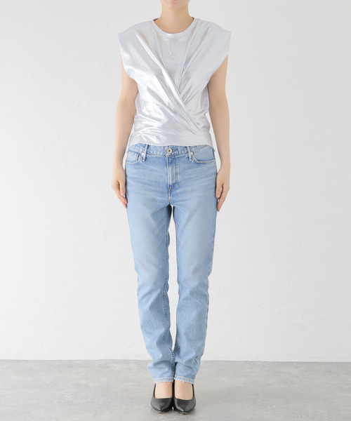 NUDE（ヌード）の「【NUDE/ヌード】 SILVER TOPS：カットソー（Tシャツ/カットソー・レディース・シルバー・40）」の2枚目の写真