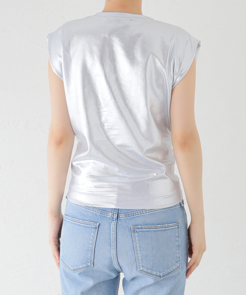 NUDE（ヌード）の「【NUDE/ヌード】 SILVER TOPS：カットソー（Tシャツ/カットソー・レディース・シルバー・40）」の5枚目の写真