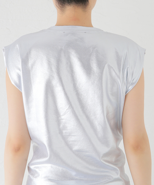 NUDE（ヌード）の「【NUDE/ヌード】 SILVER TOPS：カットソー（Tシャツ/カットソー・レディース・シルバー・40）」の7枚目の写真