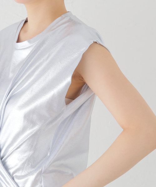NUDE（ヌード）の「【NUDE/ヌード】 SILVER TOPS：カットソー（Tシャツ/カットソー・レディース・シルバー・40）」の8枚目の写真