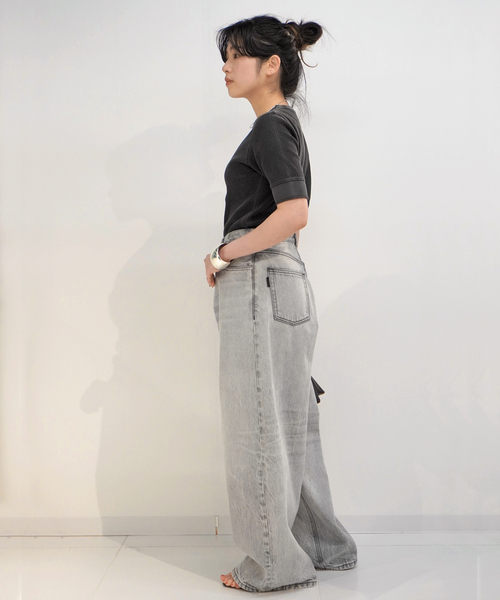 Johnbull（ジョンブル）の「【JOHNBULL/ジョンブル】ピグメントTシャツ（Tシャツ/カットソー・レディース・ホワイト/カーキ/ブラック系その他・FREE）」の20枚目の写真