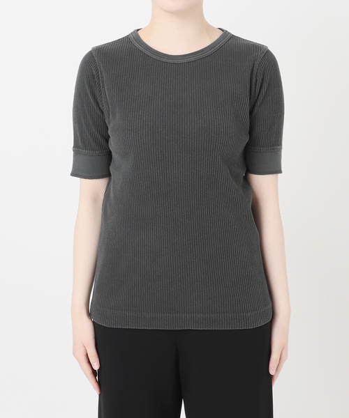 Johnbull（ジョンブル）の「【JOHNBULL/ジョンブル】ピグメントTシャツ（Tシャツ/カットソー・レディース・ホワイト/カーキ/ブラック系その他・FREE）」の5枚目の写真