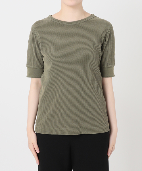 Johnbull（ジョンブル）の「【JOHNBULL/ジョンブル】ピグメントTシャツ（Tシャツ/カットソー・レディース・ホワイト/カーキ/ブラック系その他・FREE）」の4枚目の写真