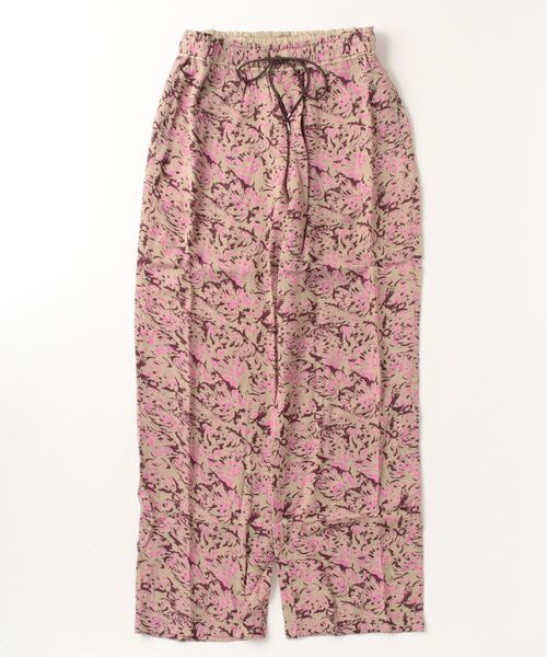 サラマリカ　C.RAYON PRINT EASY PANTS イージーパンツ sara mallika（サラ マリカ）の「C.RAYON PRINT EASY PANTS
