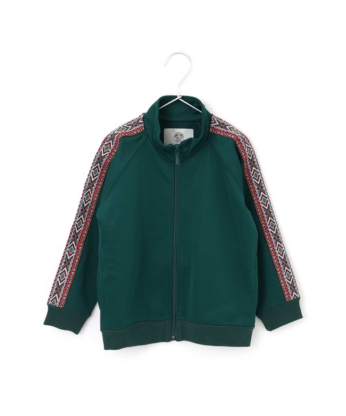 MAKE YOUR DAY（メイクユアデイ）の「セットアップできるトラックジャケット■150.160cm（ジャージ・キッズ・ブラック/ブラウン/グリーン・150/160）」の3枚目の写真